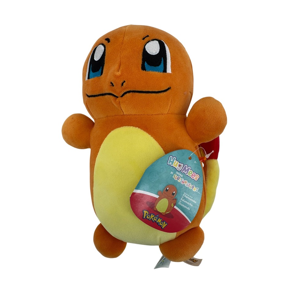 Squishmallows Charmander Pokemon Hug Mees Plush 10 Inch Orange NWT SQPK00490